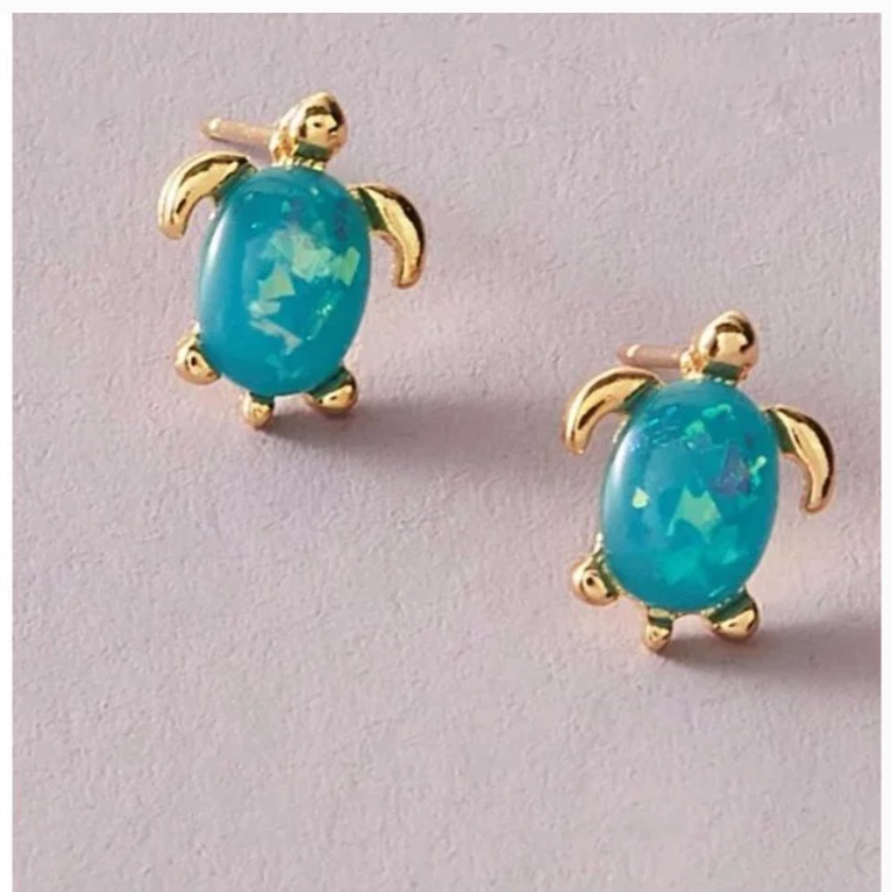 ⭐️❤️ FREE Turtle Boho Sea Sealife Peasant Hipster Hippie Art Water Hip Earrings